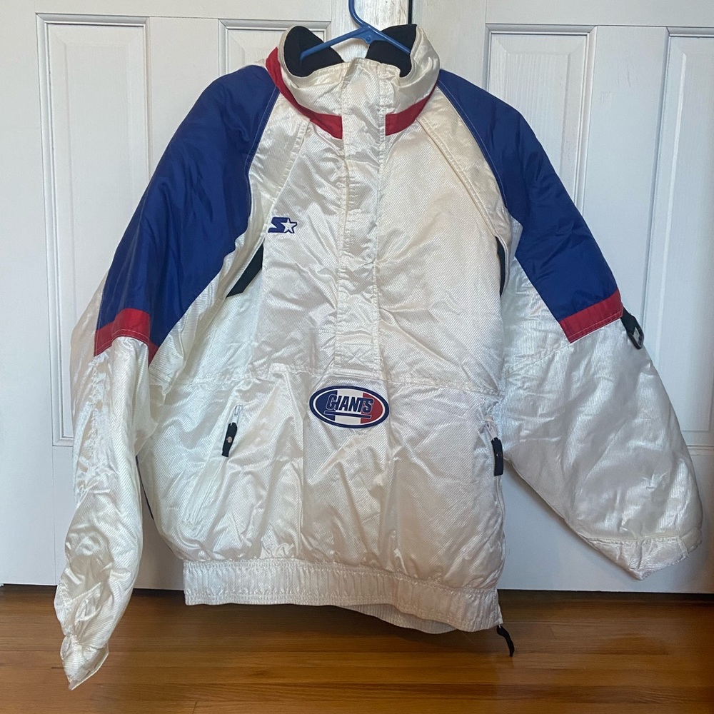 Giants starter jacket size larger